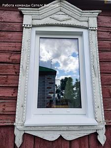 одностворчатые окна в старый дом